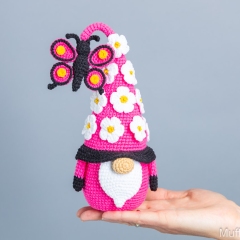 Butterfly Gnome amigurumi by Mufficorn
