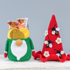 Gnome Candy Keeper amigurumi by Mufficorn