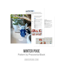 Winter Pixie amigurumi pattern by Pracownia Blask