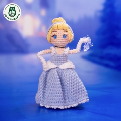 Glass Slipper Princess amigurumi pattern by Co Tam Crafts