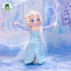 The Snow Queen amigurumi pattern by Co Tam Crafts