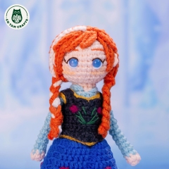 Scandinavian Princess amigurumi by Co Tam Crafts