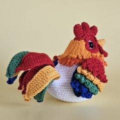 Johann the Fat Rooster amigurumi by SaphirhaseDesign