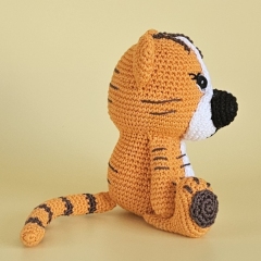 Theodor the Tiger amigurumi pattern by SaphirhaseDesign