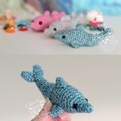 Gemma the dolphin amigurumi by LikeALigerCrochet