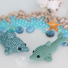 Gemma the dolphin amigurumi pattern by LikeALigerCrochet