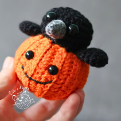 PIP & Rusty the crow & the pumpkin amigurumi by LikeALigerCrochet