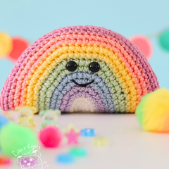 Pixie the rainbow amigurumi by LikeALigerCrochet
