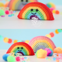 Pixie the rainbow amigurumi pattern by LikeALigerCrochet
