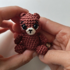 Bruno the Mini Bear amigurumi pattern by EmmaS Dolls