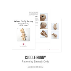 Cuddle Bunny amigurumi pattern by EmmaS Dolls