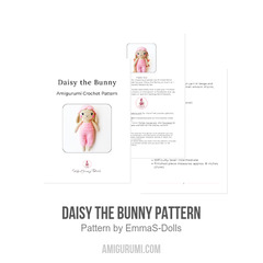 Daisy the Bunny Pattern amigurumi pattern by EmmaS Dolls