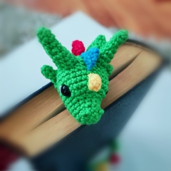 Dragon Bookmark amigurumi by EmmaS Dolls