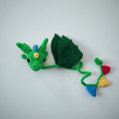 Dragon Bookmark amigurumi pattern by EmmaS Dolls