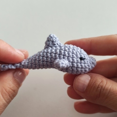 Flippy the Pocket Dolphin amigurumi by EmmaS Dolls