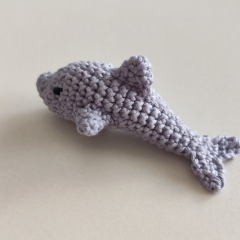 Flippy the Pocket Dolphin amigurumi pattern by EmmaS Dolls