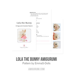 Lola the Bunny Amigurumi amigurumi pattern by EmmaS Dolls