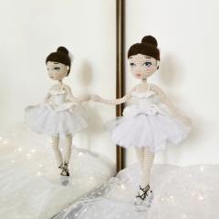 Prima Ballerina Crochet Pattern amigurumi by EmmaS Dolls