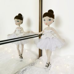 Prima Ballerina Crochet Pattern amigurumi pattern by EmmaS Dolls