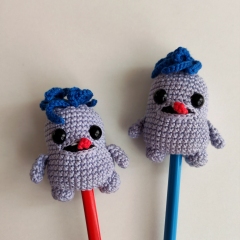 Punkie the Cute Rocker Monster amigurumi by EmmaS Dolls