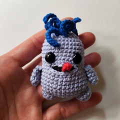 Punkie the Cute Rocker Monster amigurumi pattern by EmmaS Dolls