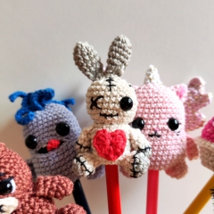 Stitch the Zombie Bunny amigurumi pattern by EmmaS Dolls