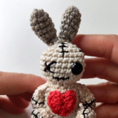 Stitch the Zombie Bunny amigurumi by EmmaS Dolls