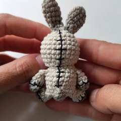 Stitch the Zombie Bunny amigurumi pattern by EmmaS Dolls