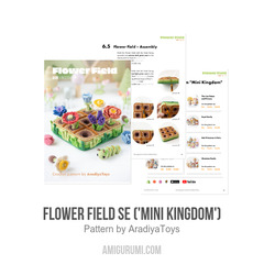 Flower Field SE ('Mini Kingdom') amigurumi pattern by AradiyaToys