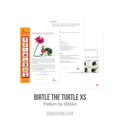 Birtle the Turtle XS amigurumi pattern by IlDikko