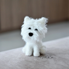 Mini White Terrier Dog