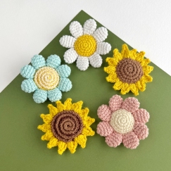 No sew Flowers keychain 