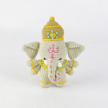Mini Ganesh amigurumi pattern by Madelenon