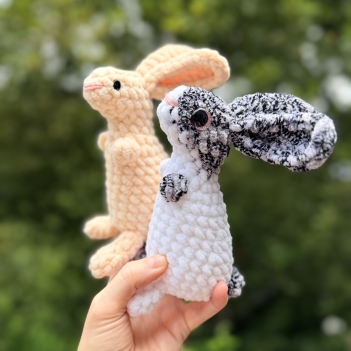 Pocket Hares amigurumi pattern by Lex in Stitches