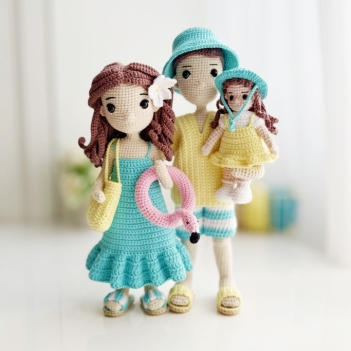 Family Vocation amigurumi pattern by Fluffy Tummy