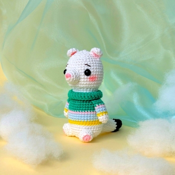 Emil the Ermine amigurumi pattern by Amigurumi with Eli