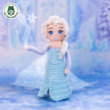 The Snow Queen  amigurumi pattern by Co Tam Crafts