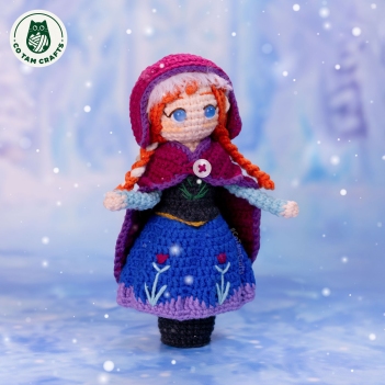 Scandinavian Princess amigurumi pattern by Co Tam Crafts