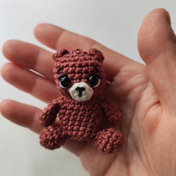 Bruno the Mini Bear amigurumi pattern by EmmaS Dolls