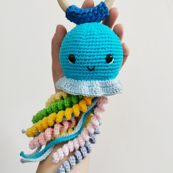 Kai Octopus Ring Rattle Pattern amigurumi pattern by EmmaS Dolls