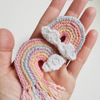 Mini Boho Rainbow amigurumi pattern