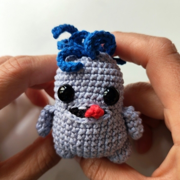 Punkie the Cute Rocker Monster amigurumi pattern by EmmaS Dolls