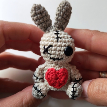 Stitch the Zombie Bunny amigurumi pattern by EmmaS Dolls