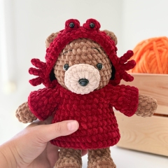 Hoodie Bear amigurumi pattern by RNata