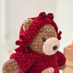 Hoodie Bear amigurumi pattern by RNata