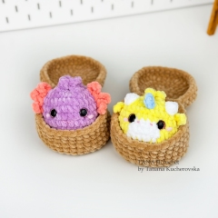 Animals Dumpling & Steamer amigurumi pattern by TANATIcrochet
