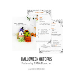 Halloween Octopus amigurumi pattern by TANATIcrochet