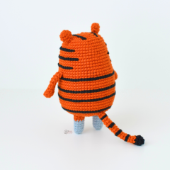 Ruby the Tiger amigurumi by Elisas Crochet