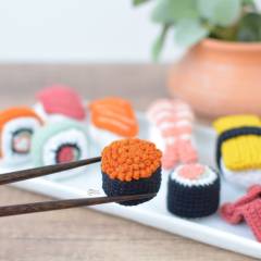 Sushi Play Food Set amigurumi by Elisas Crochet