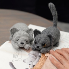 Willow the British Shorthair amigurumi pattern by YarnWave